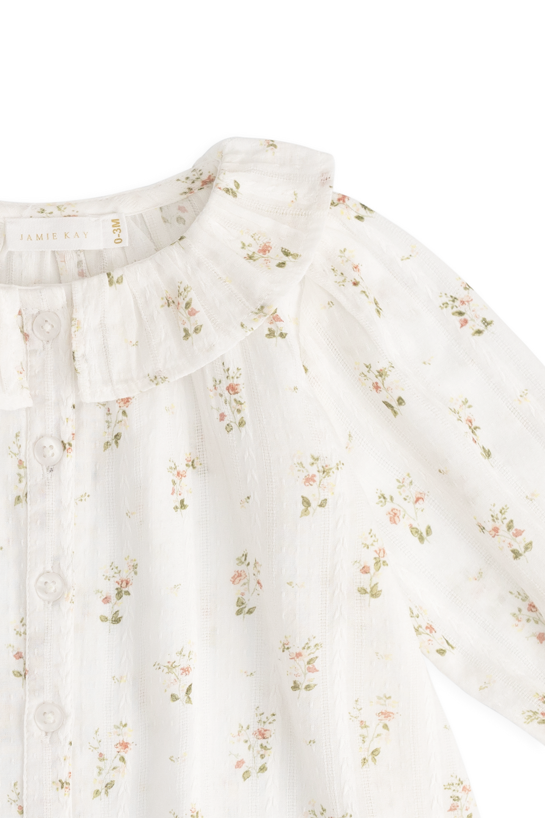 Organic Cotton Brynlee Top - Josepha Egret Childrens Top from Jamie Kay NZ