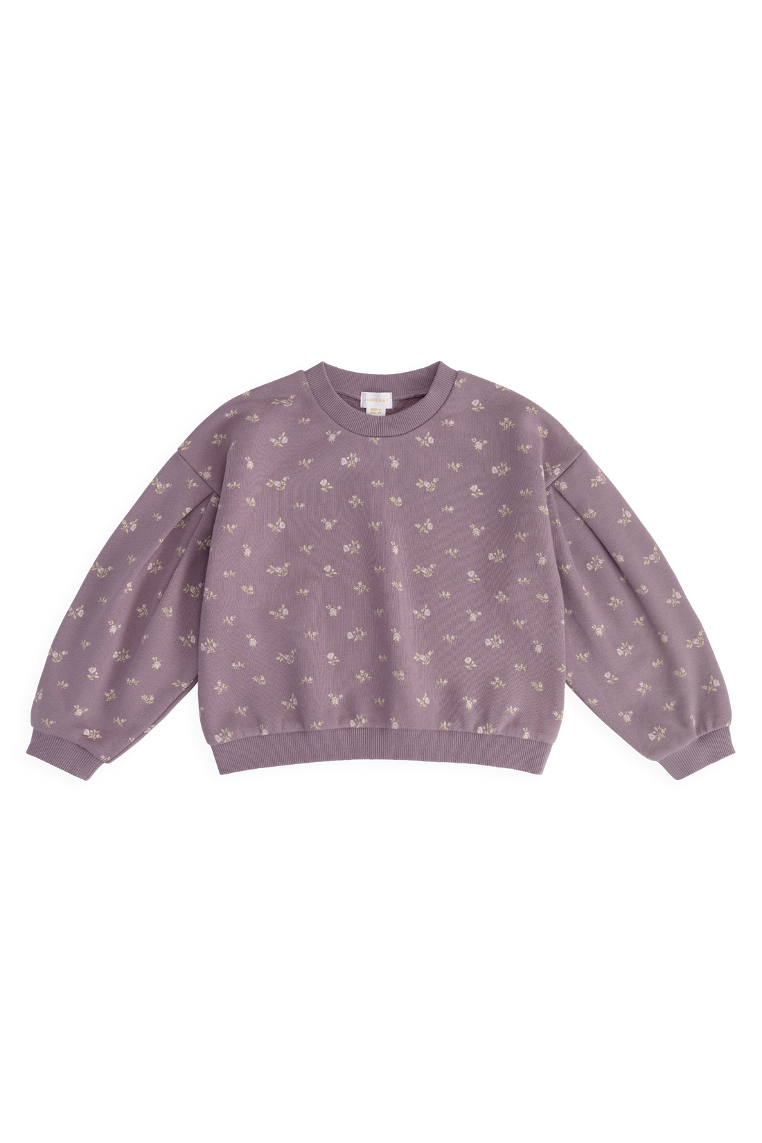 Organic Cotton Elara Sweatshirt - Isla Plum Childrens Sweatshirting from Jamie Kay NZ