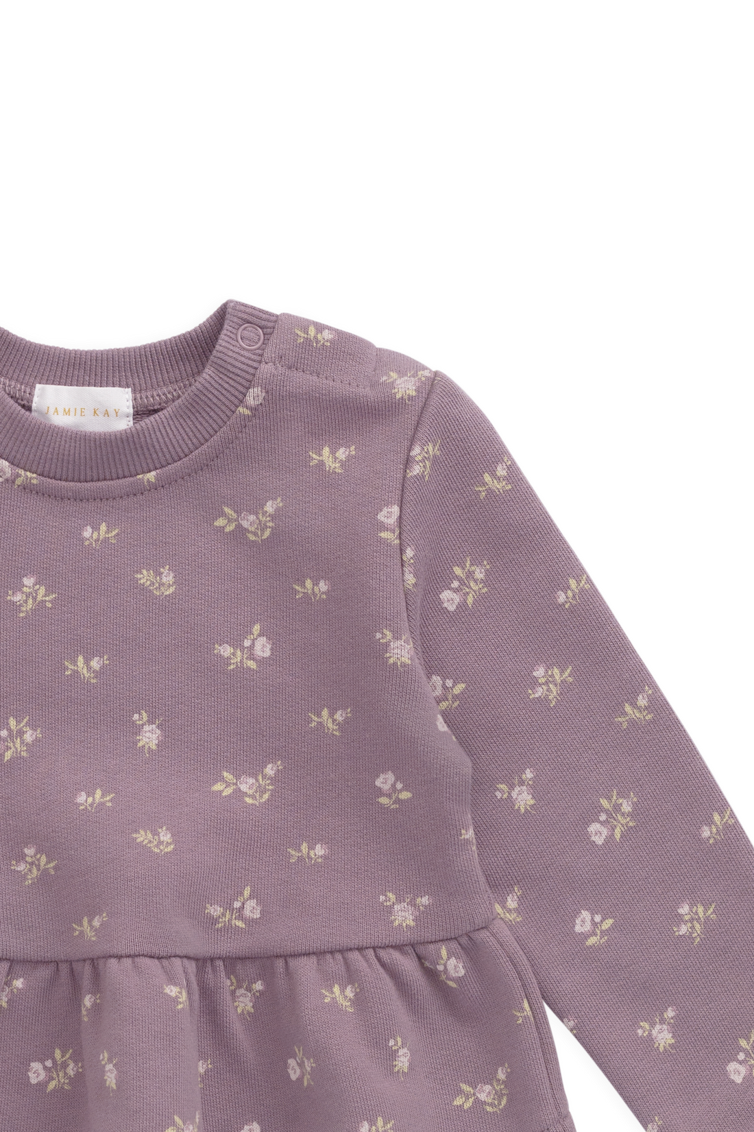 Organic Cotton Emiko Sweatshirt - Isla Plum Childrens Sweatshirting from Jamie Kay NZ