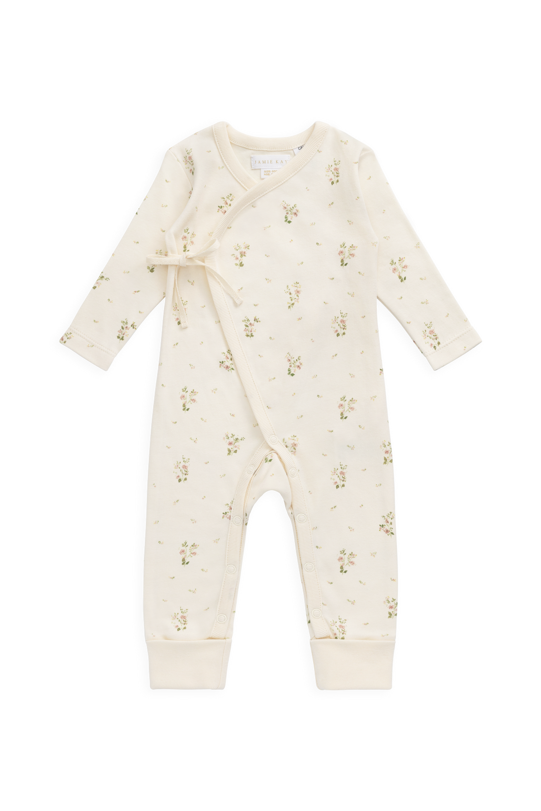 Organic Cotton Estelle Onepiece - Josepha Egret Small Childrens Onepiece from Jamie Kay NZ