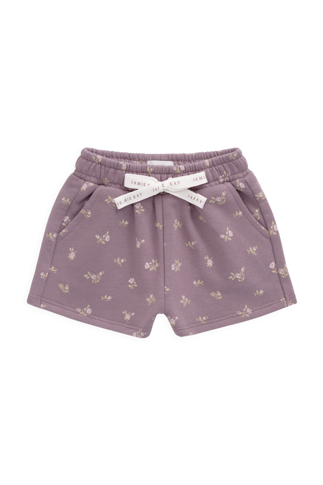 Organic Cotton Etta Short - Isla Plum Childrens Shorts from Jamie Kay NZ