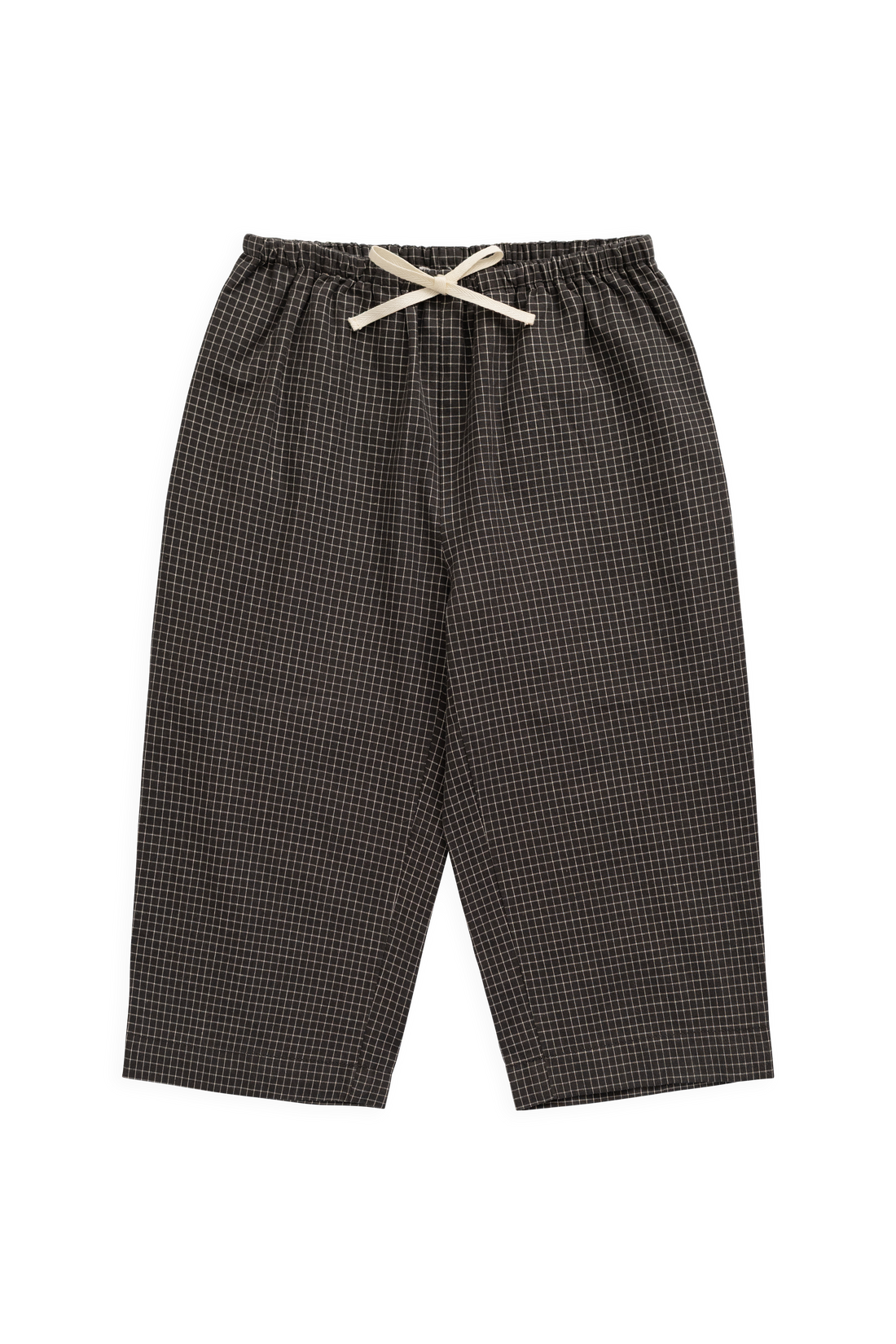 Organic Cotton Kenji Pant - Basalt Grid Childrens Pant from Jamie Kay NZ