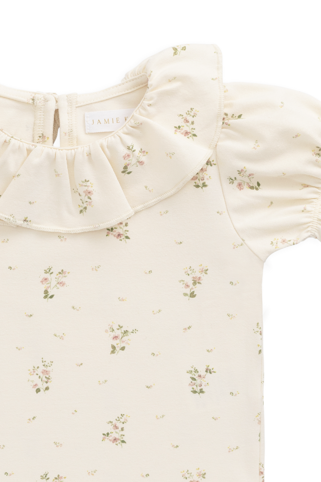 Organic Cotton Marlene Top - Josepha Egret Small Childrens Top from Jamie Kay NZ