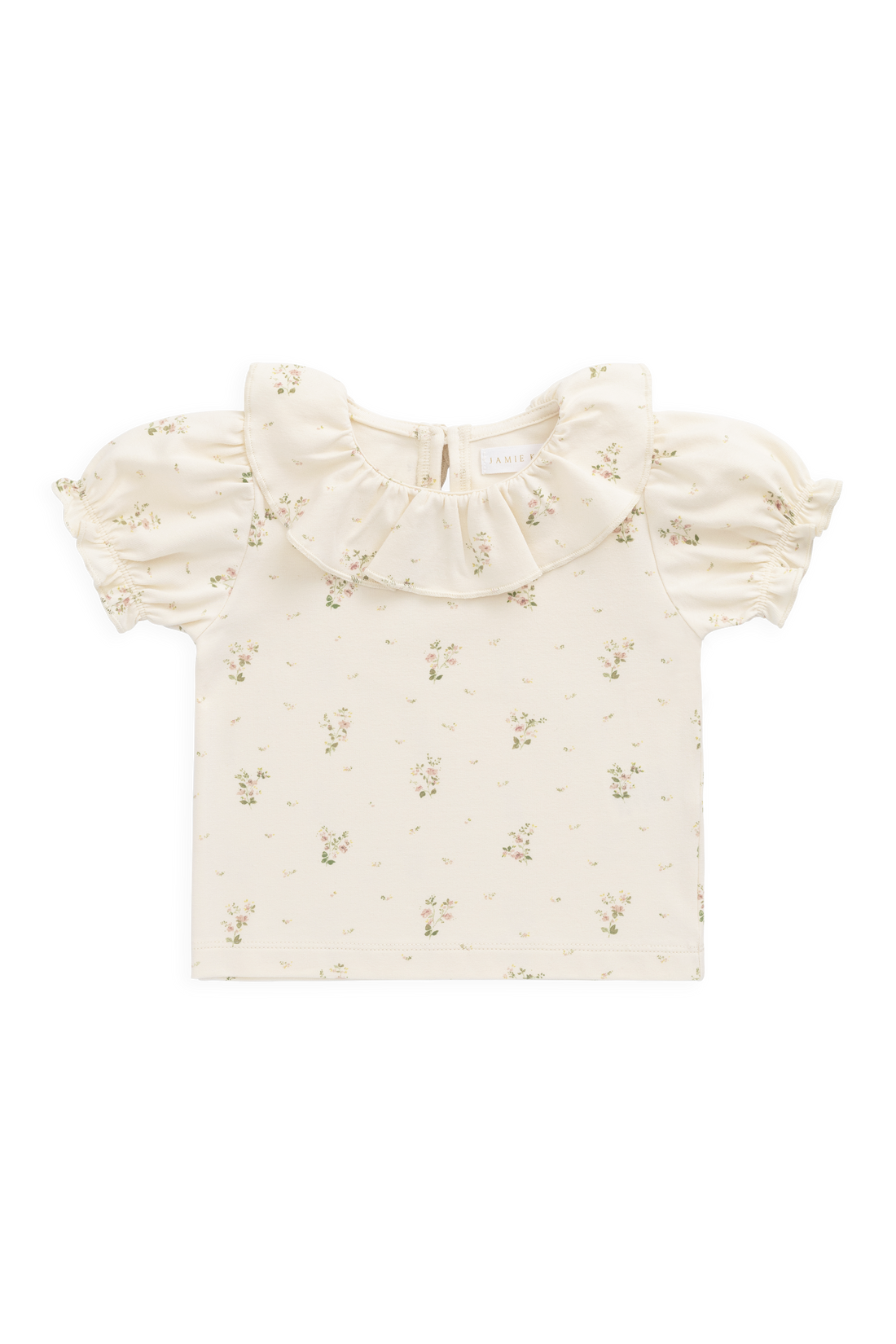 Organic Cotton Marlene Top - Josepha Egret Small Childrens Top from Jamie Kay NZ