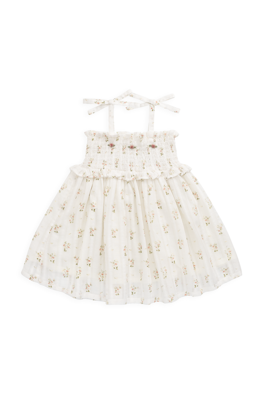 Organic Cotton Saylor Dress - Josepha Egret Childrens Dress from Jamie Kay NZ