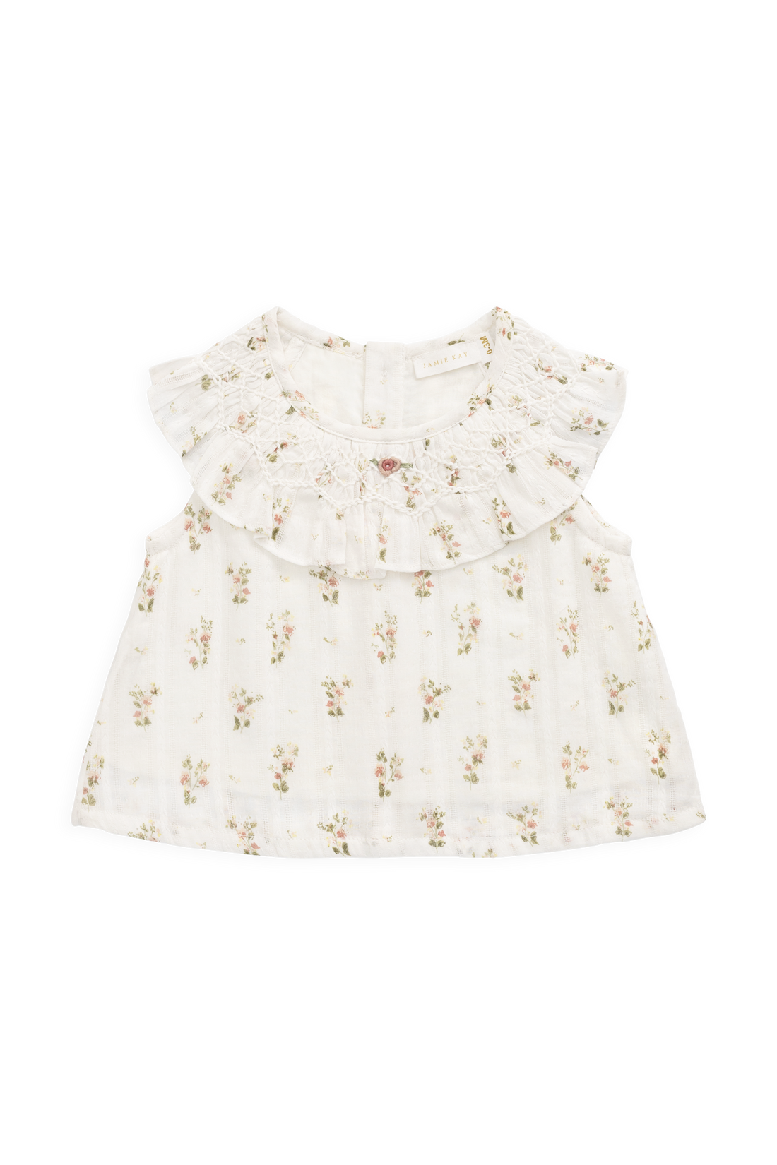 Organic Cotton Saylor Top - Josepha Egret Childrens Top from Jamie Kay NZ