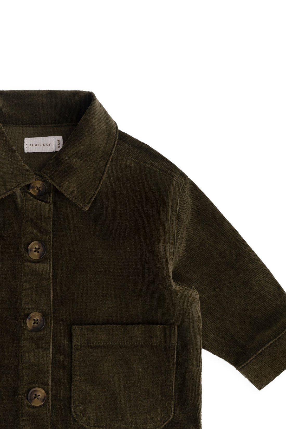 Alvin Jacket - Deep Olive Childrens Jacket from Jamie Kay NZ