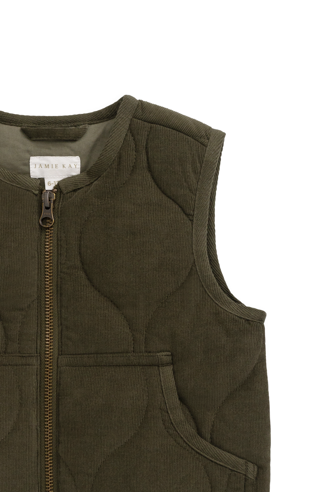 Conner Vest - Oregano Childrens Vest from Jamie Kay NZ