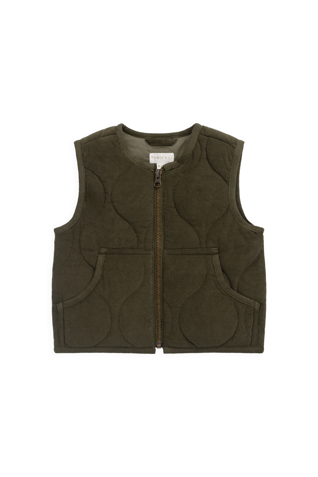 Conner Vest - Oregano Childrens Vest from Jamie Kay NZ