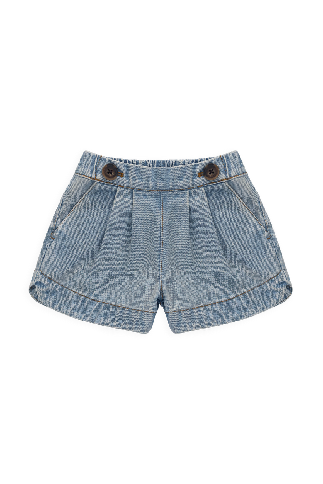 Jardine Short - Light Wash Childrens Shorts from Jamie Kay NZ