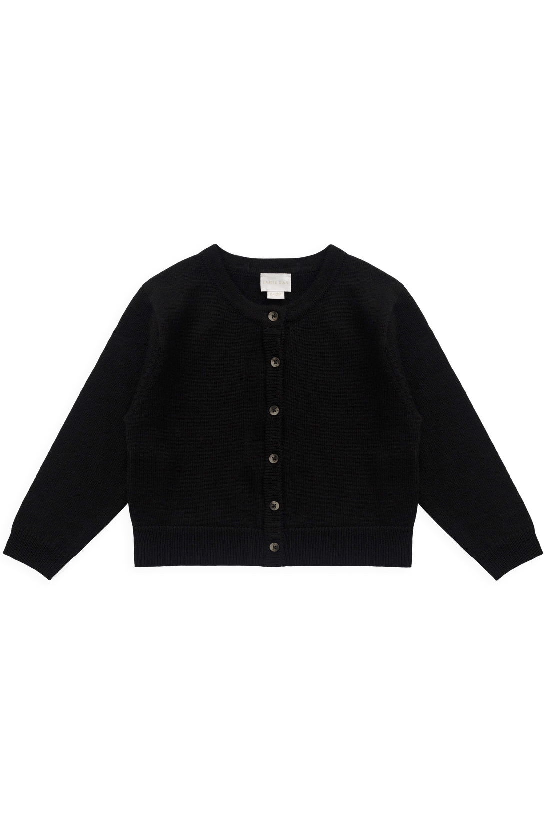 Merino Camille Cardigan - Black Childrens Cardigan from Jamie Kay NZ
