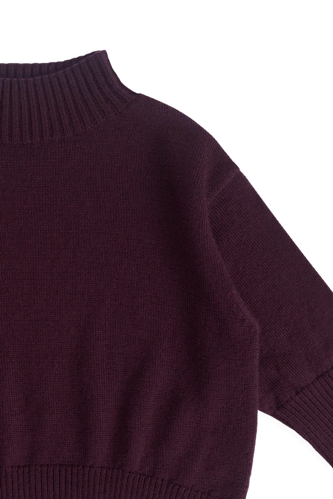 Merino Turtleneck Jumper - Blackberry Childrens Jumper from Jamie Kay NZ