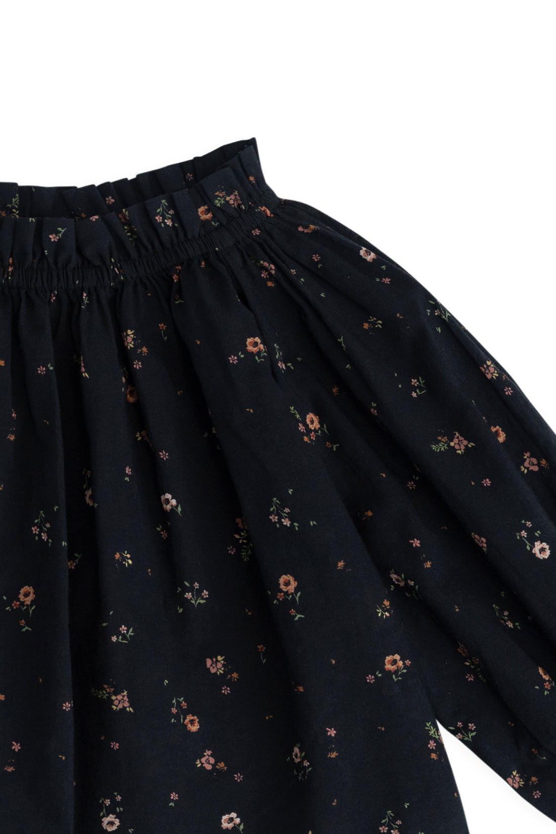 Organic Cotton Acacia Blouse - Eloise Navy Childrens Top from Jamie Kay NZ