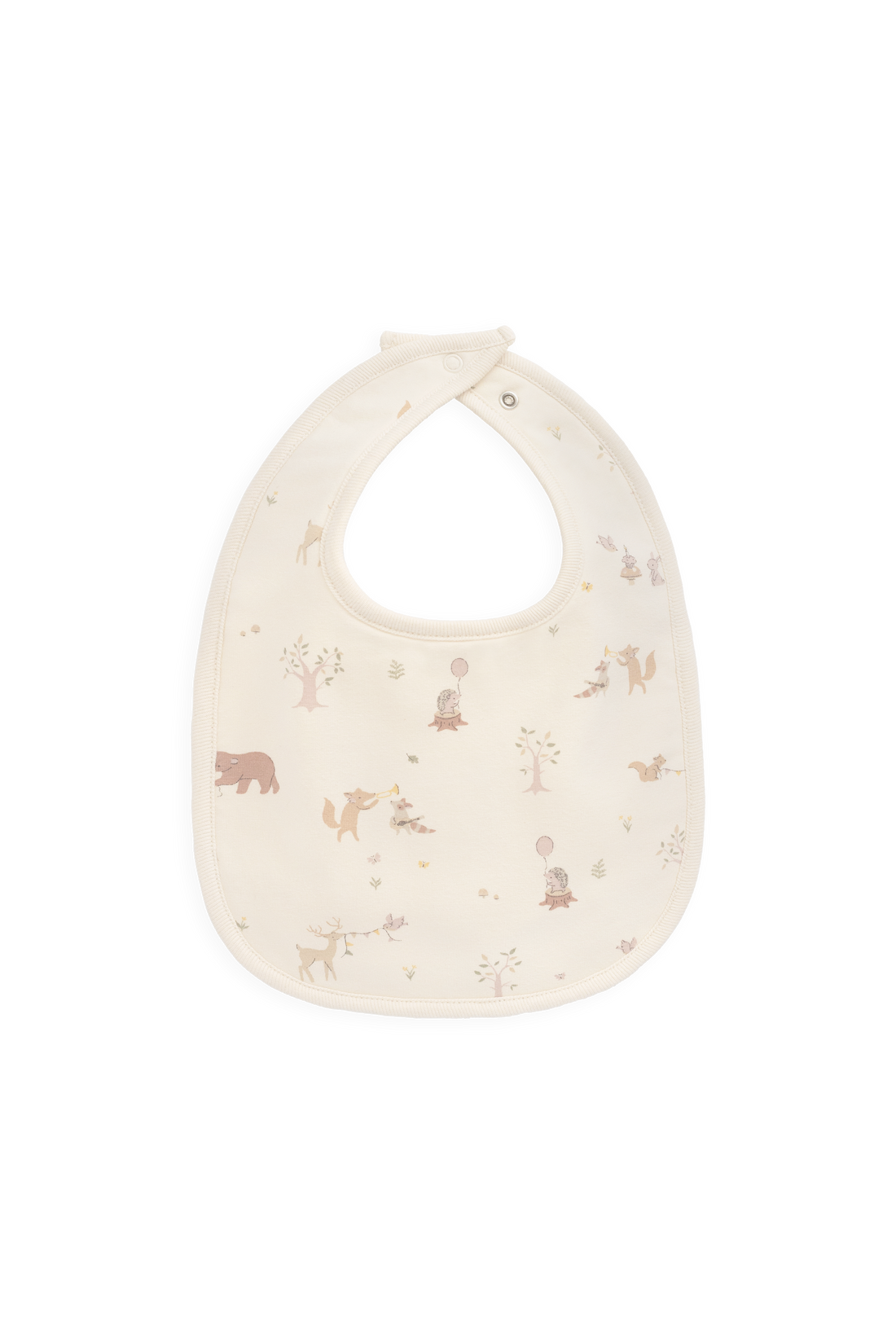 Organic Cotton Bib - Party Animals Childrens Bib from Jamie Kay NZ