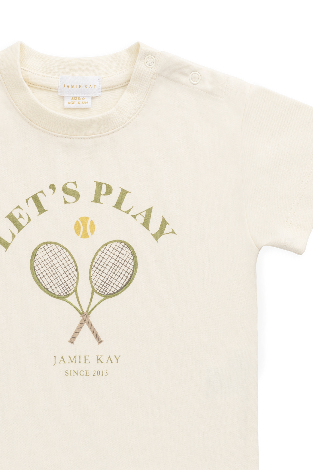 Organic Cotton Bjorn Tee - Lets Play Tofu Childrens Top from Jamie Kay NZ