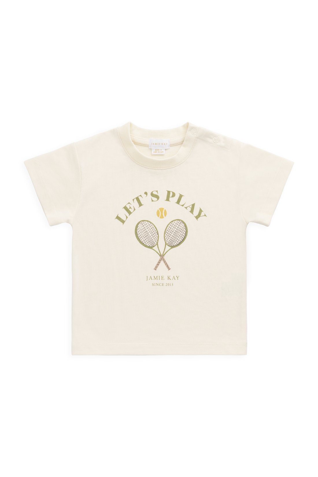 Organic Cotton Bjorn Tee - Lets Play Tofu Childrens Top from Jamie Kay NZ