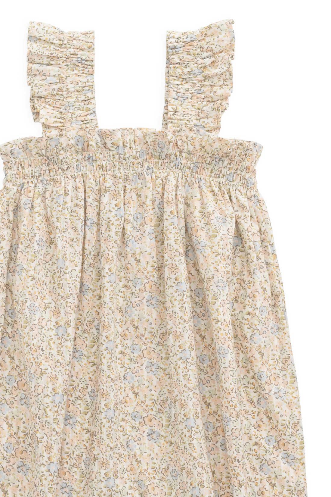 Organic Cotton Catalina Playsuit - Tully Peach Childrens Playsuit from Jamie Kay NZ