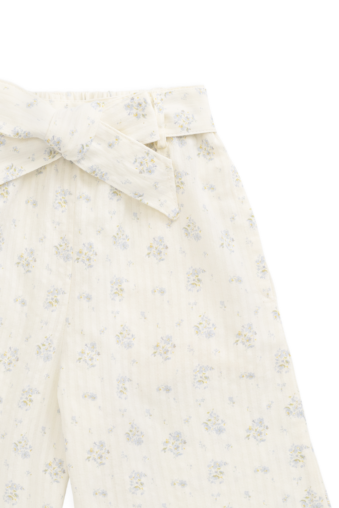 Organic Cotton Cosette Pant - Justine Vanilla Sky Childrens Pants from Jamie Kay NZ