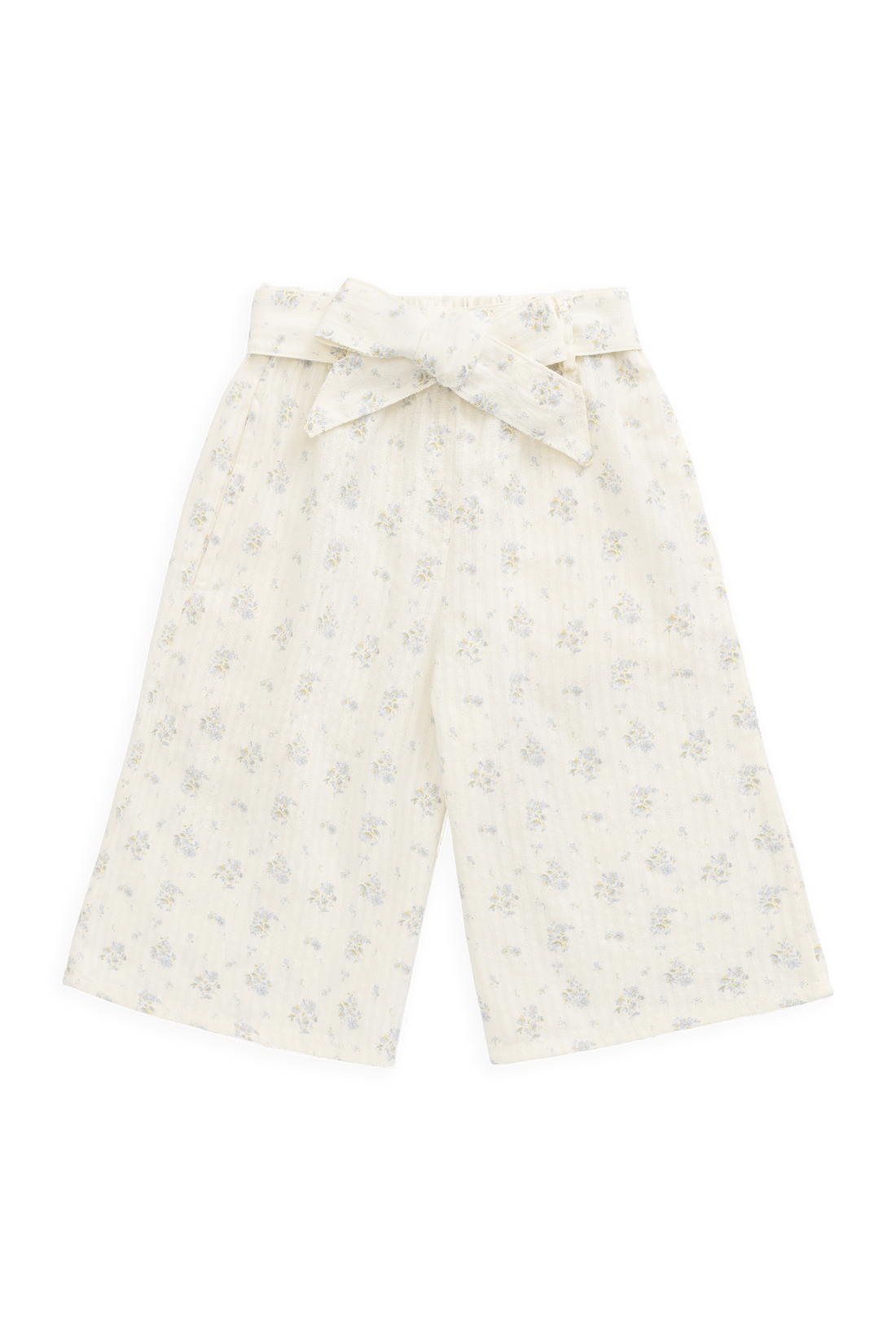Organic Cotton Cosette Pant - Justine Vanilla Sky Childrens Pants from Jamie Kay NZ