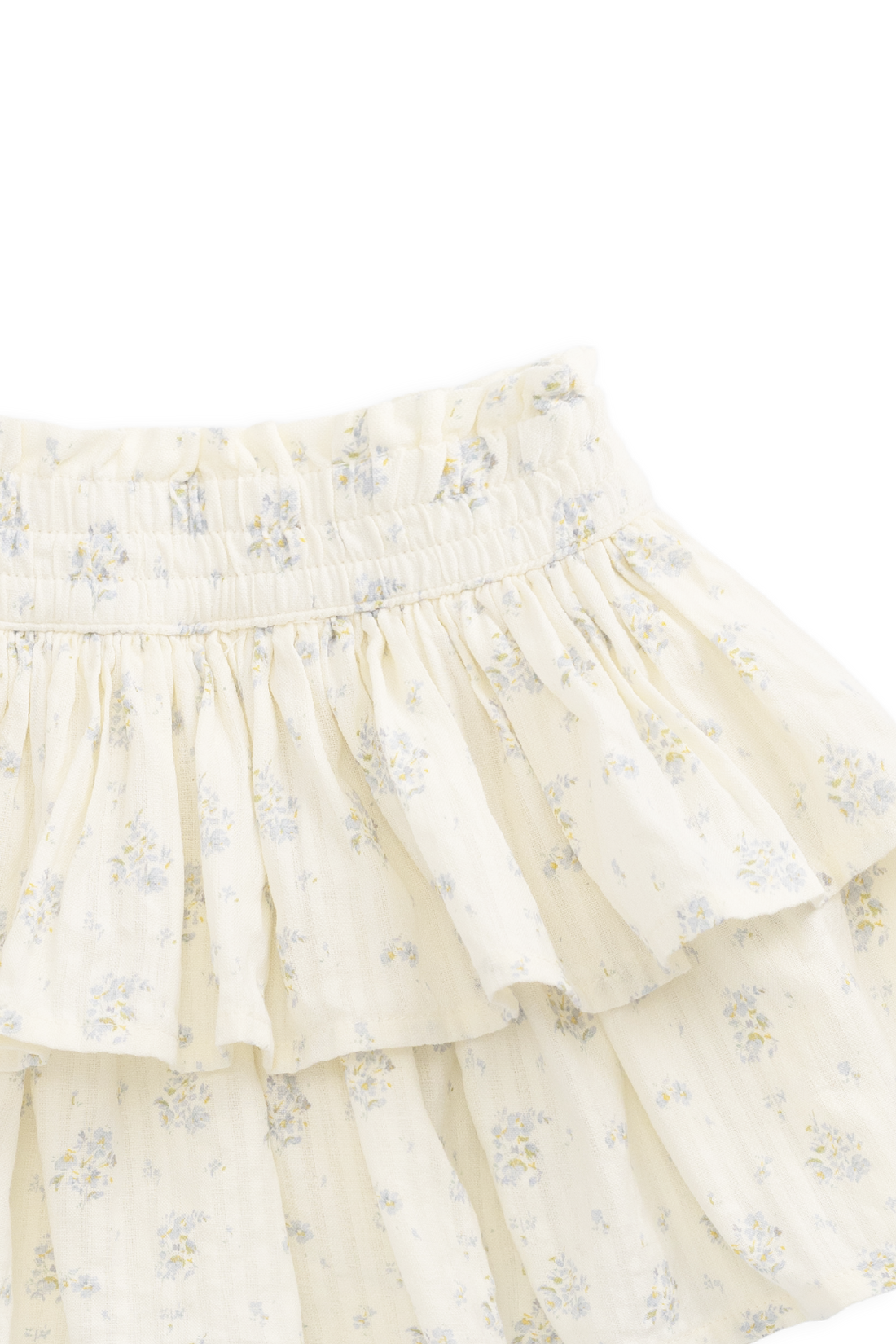 Organic Cotton Cosette Skirt - Justine Vanilla Sky Childrens Skirt from Jamie Kay NZ