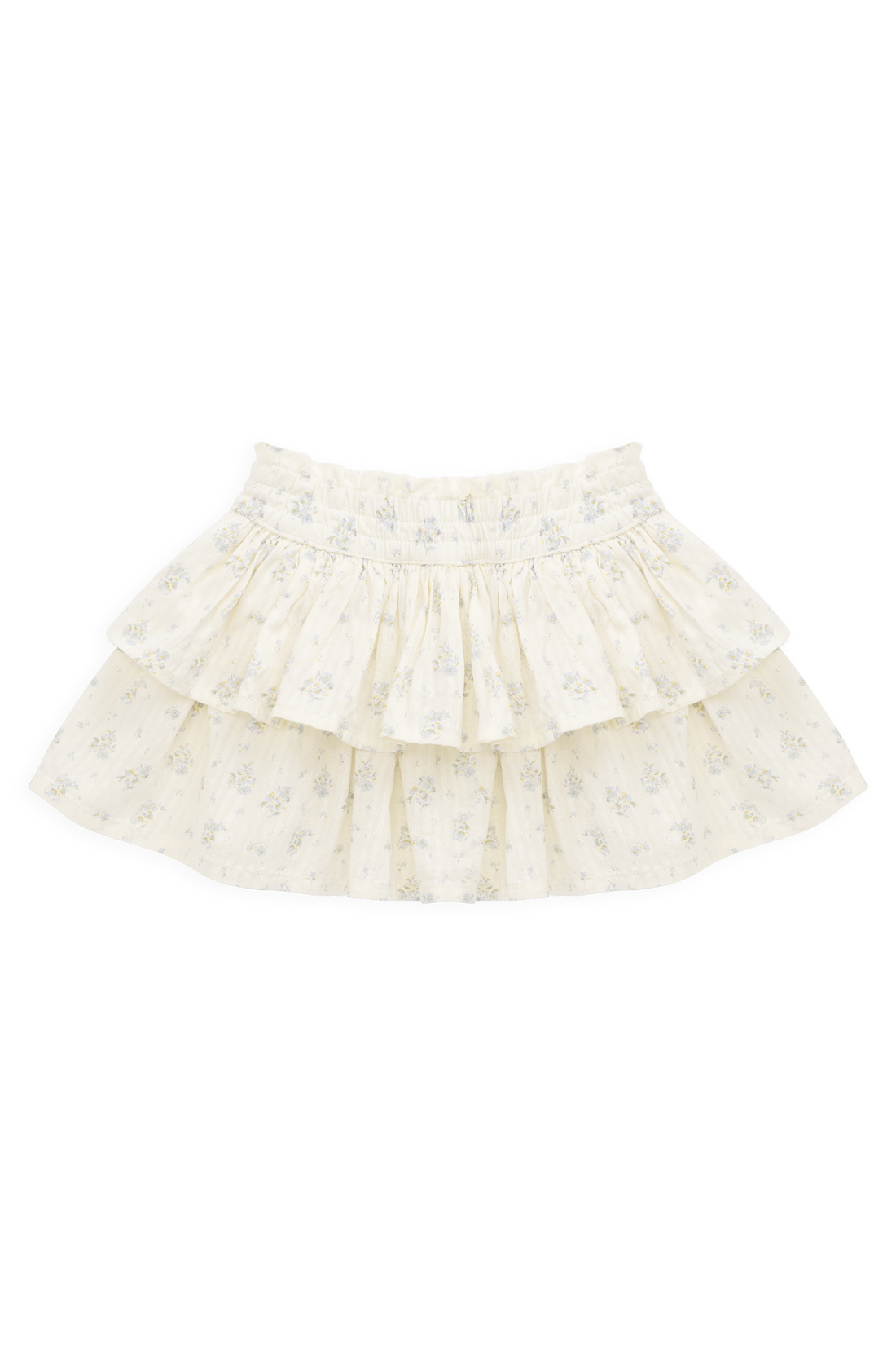Organic Cotton Cosette Skirt - Justine Vanilla Sky Childrens Skirt from Jamie Kay NZ