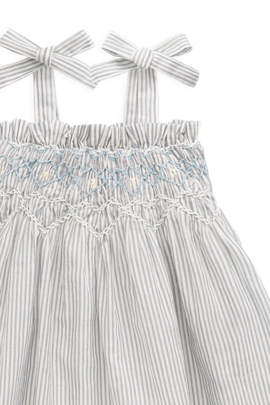 Organic Cotton Desiree Dress - Harbour Stripe Childrens Dress from Jamie Kay NZ