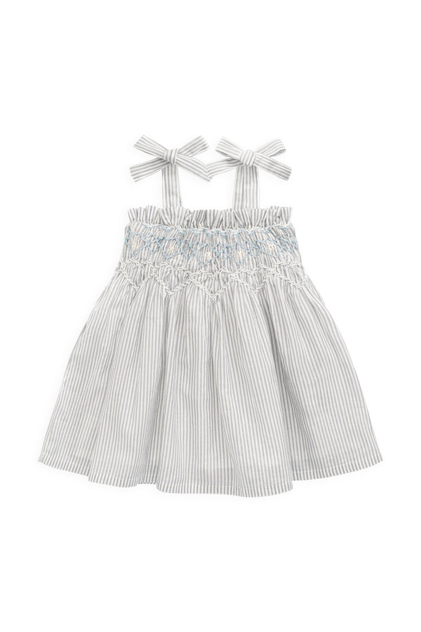 Organic Cotton Desiree Dress - Harbour Stripe Childrens Dress from Jamie Kay NZ