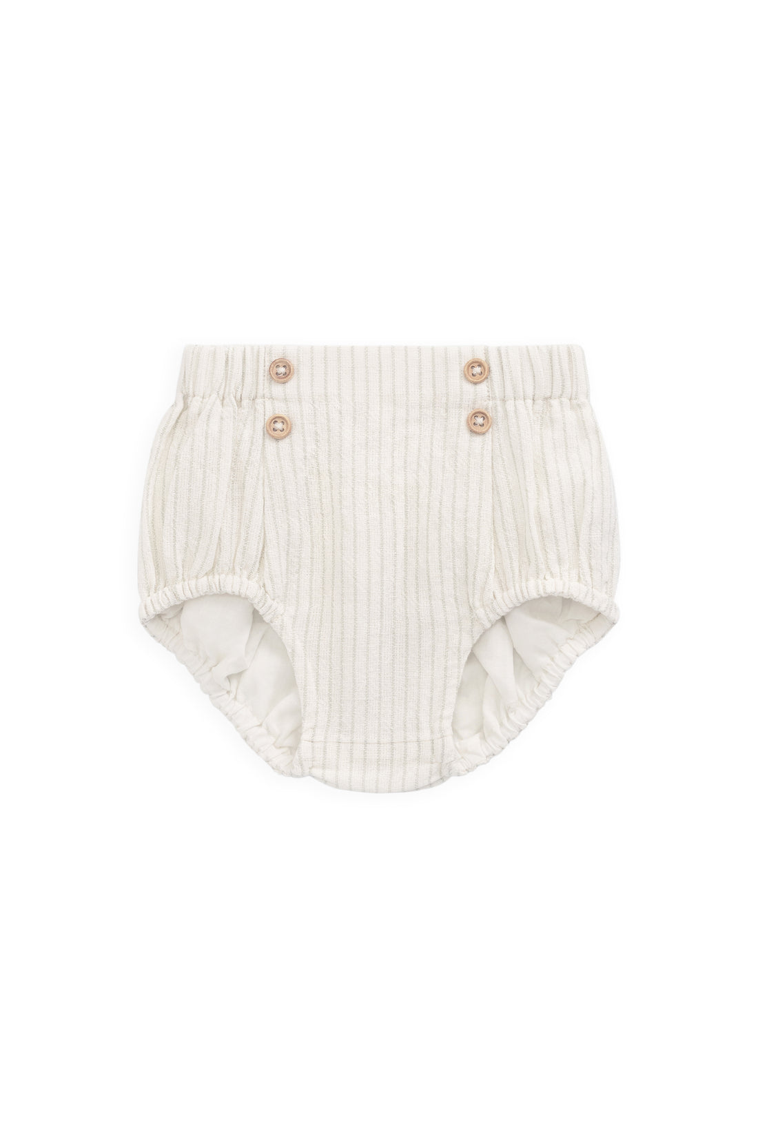 Organic Cotton Eliane Bloomer - Mini Pinstripe Cloud / Duck Egg Blue Childrens Bloomer from Jamie Kay NZ