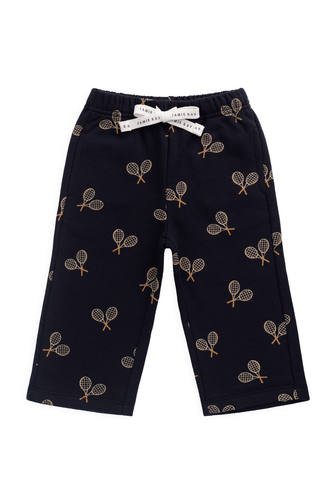 Organic Cotton Floyd Track Pant - Racquet Navy Childrens Pants from Jamie Kay NZ