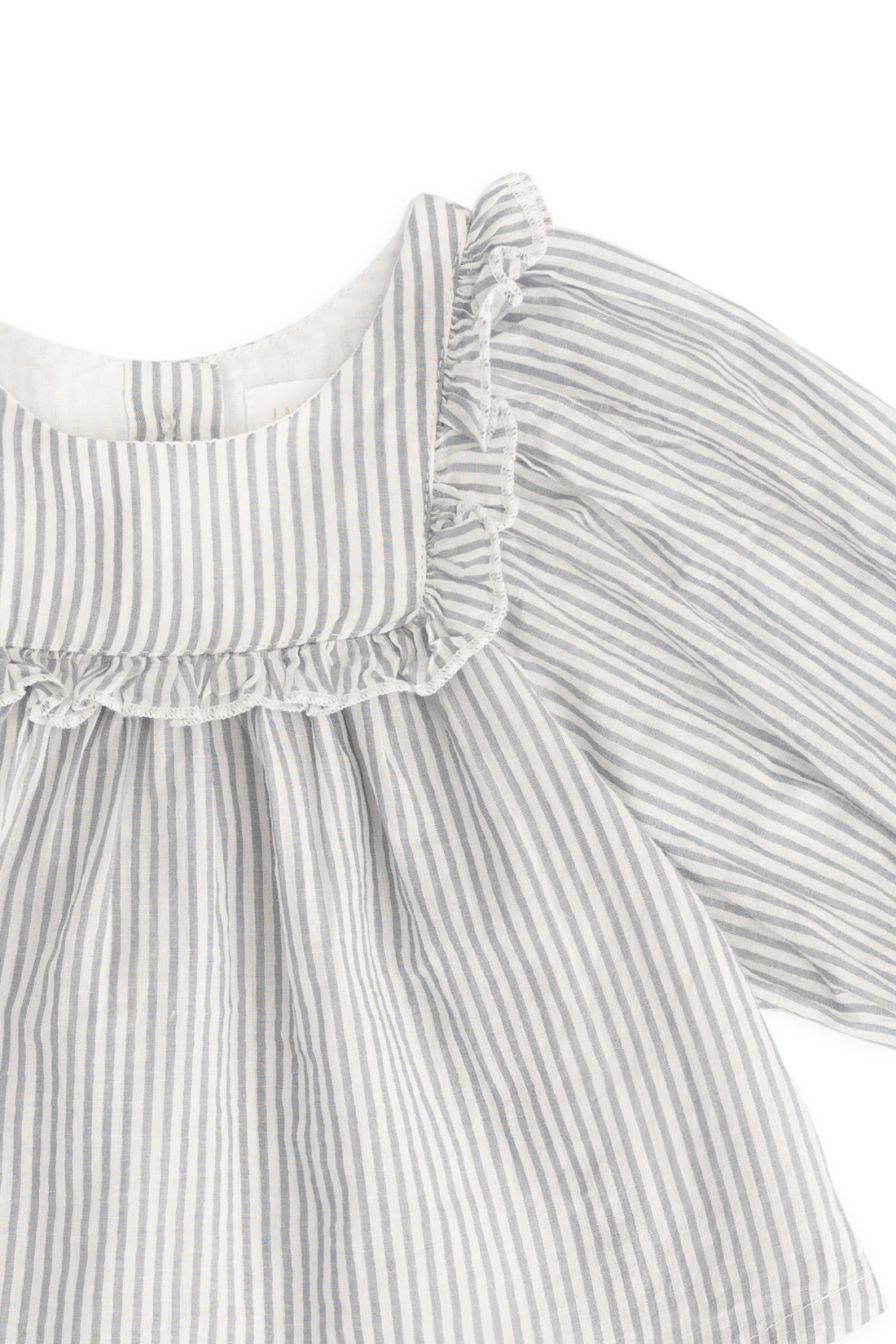 Organic Cotton Hartlen Blouse - Harbour Stripe Childrens Top from Jamie Kay NZ