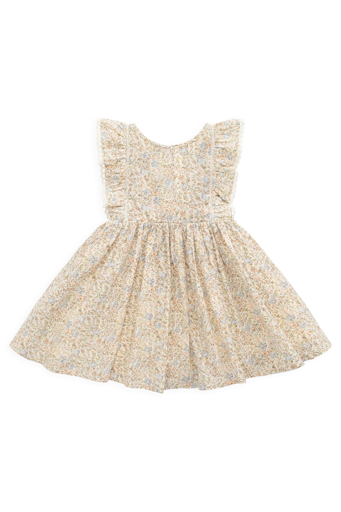 Organic Cotton Helene Dress - Tully Peach Childrens Dress from Jamie Kay NZ