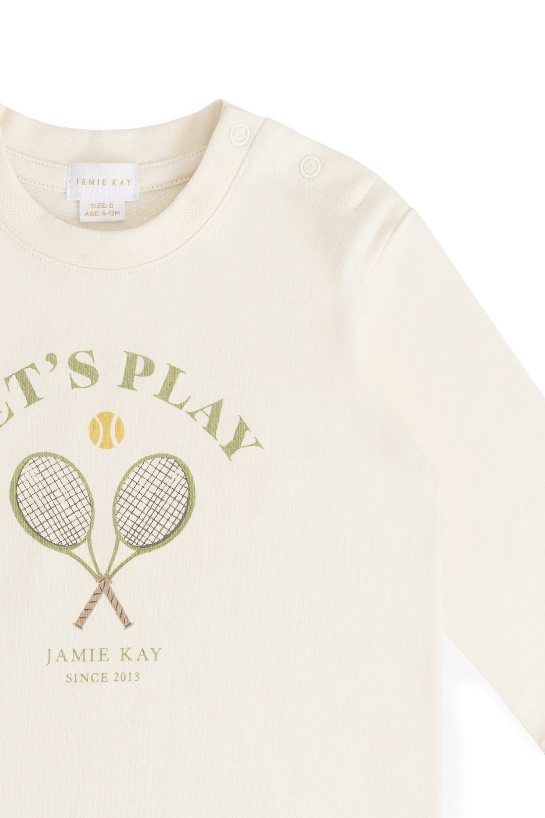 Organic Cotton Marshall Long Sleeve Top - Lets Play Tofu Childrens Top from Jamie Kay NZ
