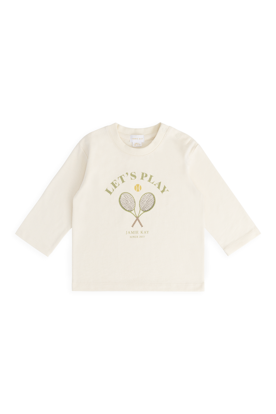 Organic Cotton Marshall Long Sleeve Top - Lets Play Tofu Childrens Top from Jamie Kay NZ