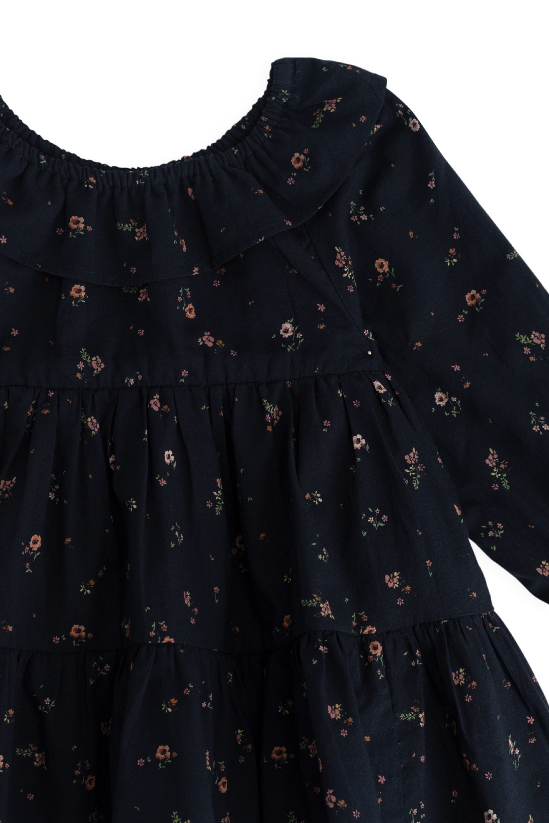 Organic Cotton Tayah Dress - Eloise Navy Childrens Dress from Jamie Kay NZ