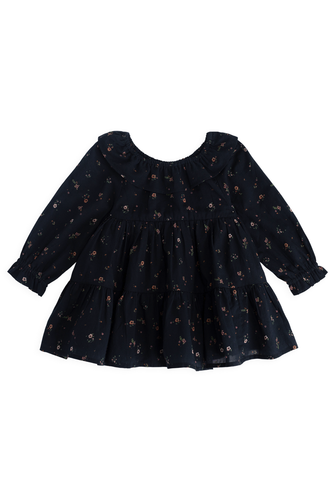 Organic Cotton Tayah Dress - Eloise Navy Childrens Dress from Jamie Kay NZ