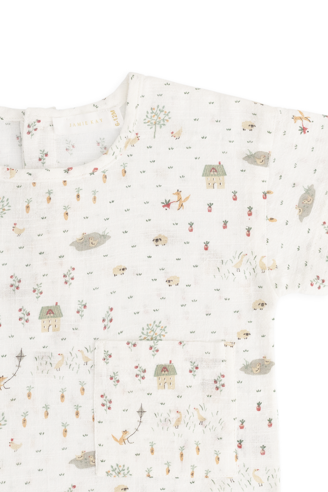 Organic Cotton Wilder Top - Countryside Life Tofu Childrens Top from Jamie Kay NZ