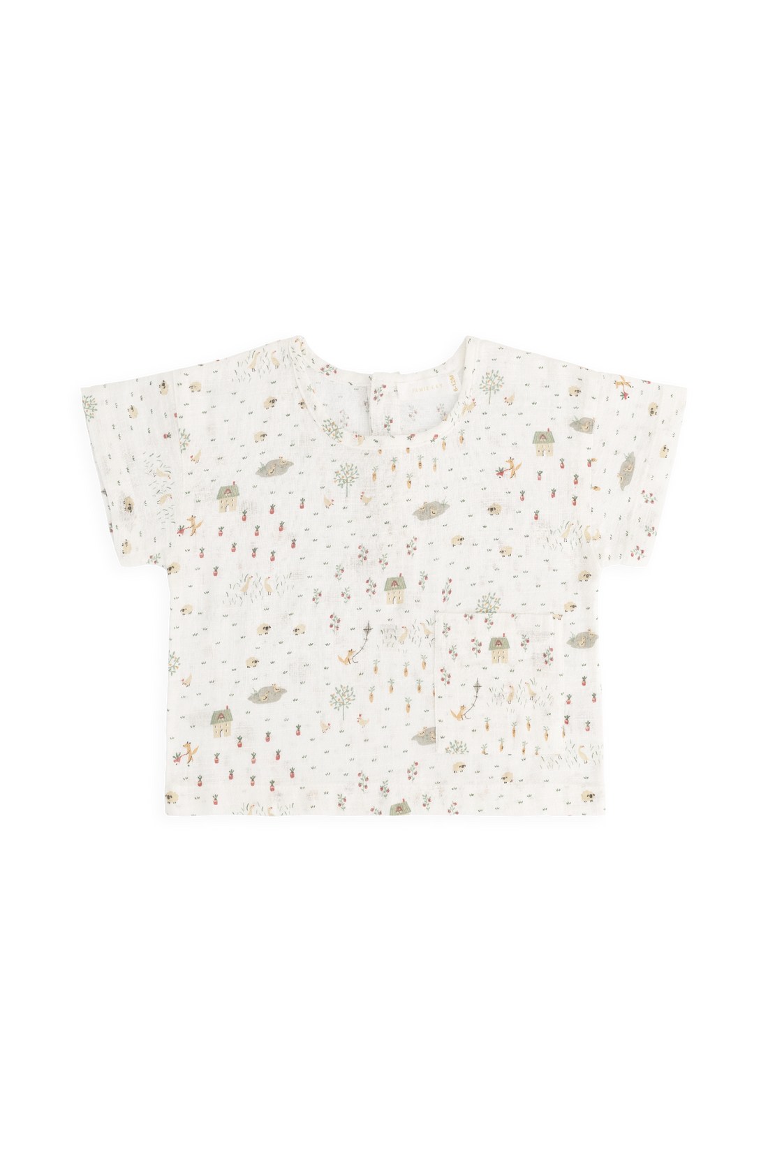Organic Cotton Wilder Top - Countryside Life Tofu Childrens Top from Jamie Kay NZ