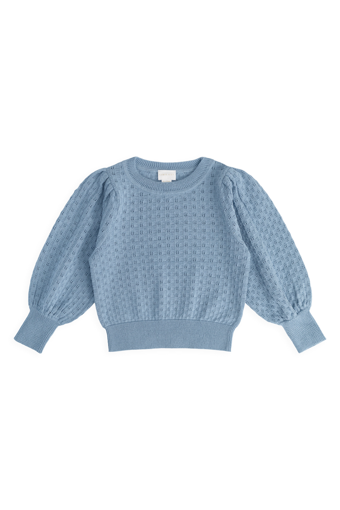 Penelope Jumper - Dusky Blue Childrens Jumper from Jamie Kay NZ