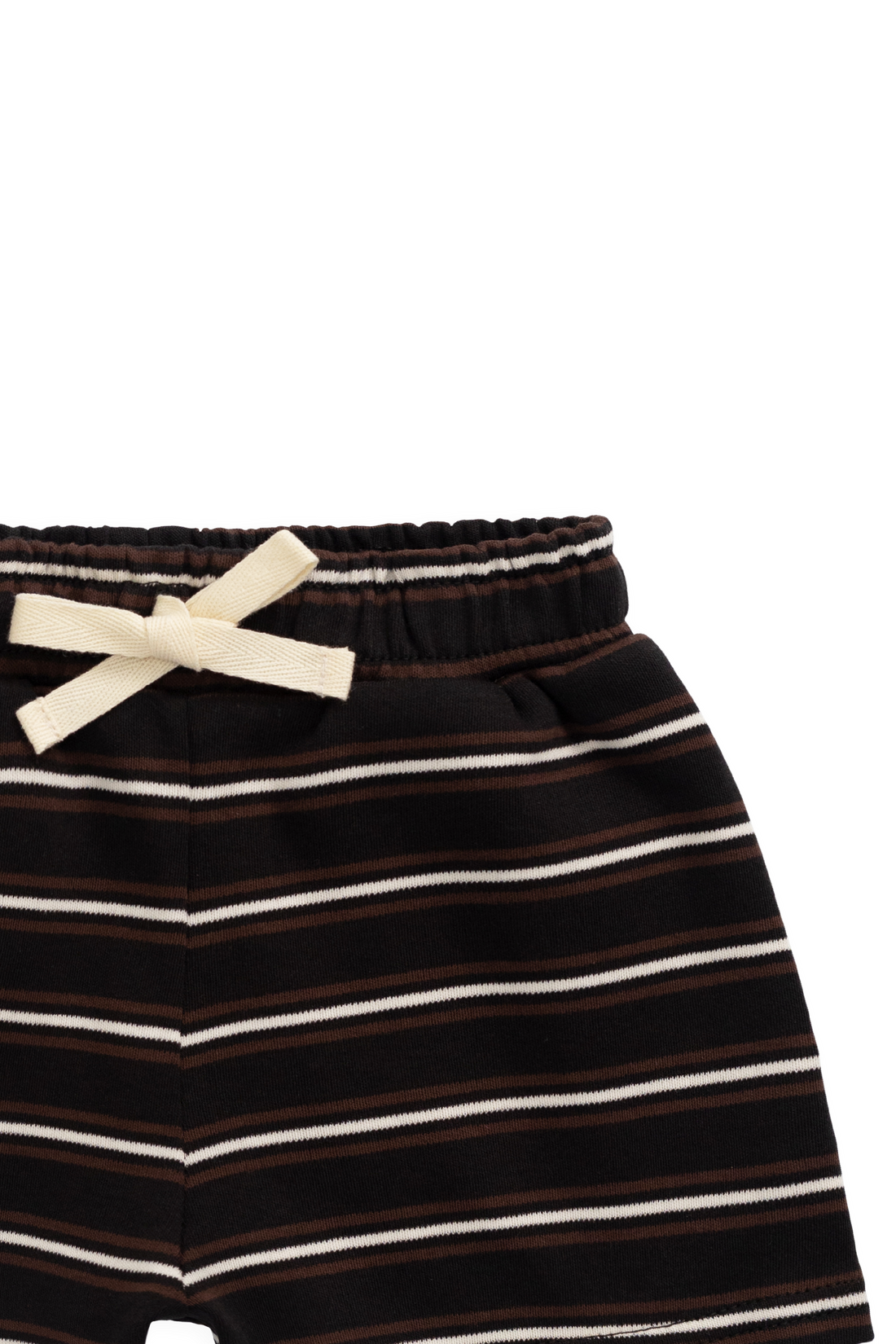 Pima Cotton Edward Short - Courtside Stripe Childrens Shorts from Jamie Kay NZ