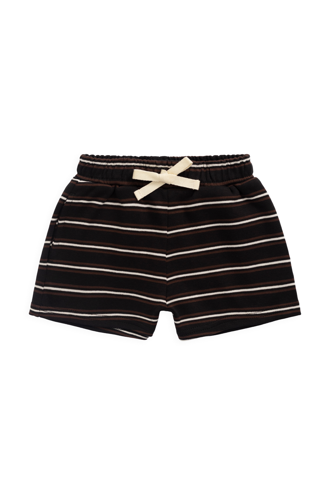 Pima Cotton Edward Short - Courtside Stripe Childrens Shorts from Jamie Kay NZ