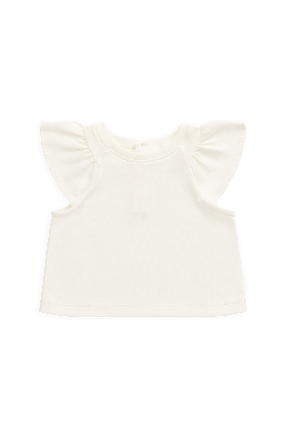 Pima Cotton Wrenley Top - Parchment Childrens Top from Jamie Kay NZ