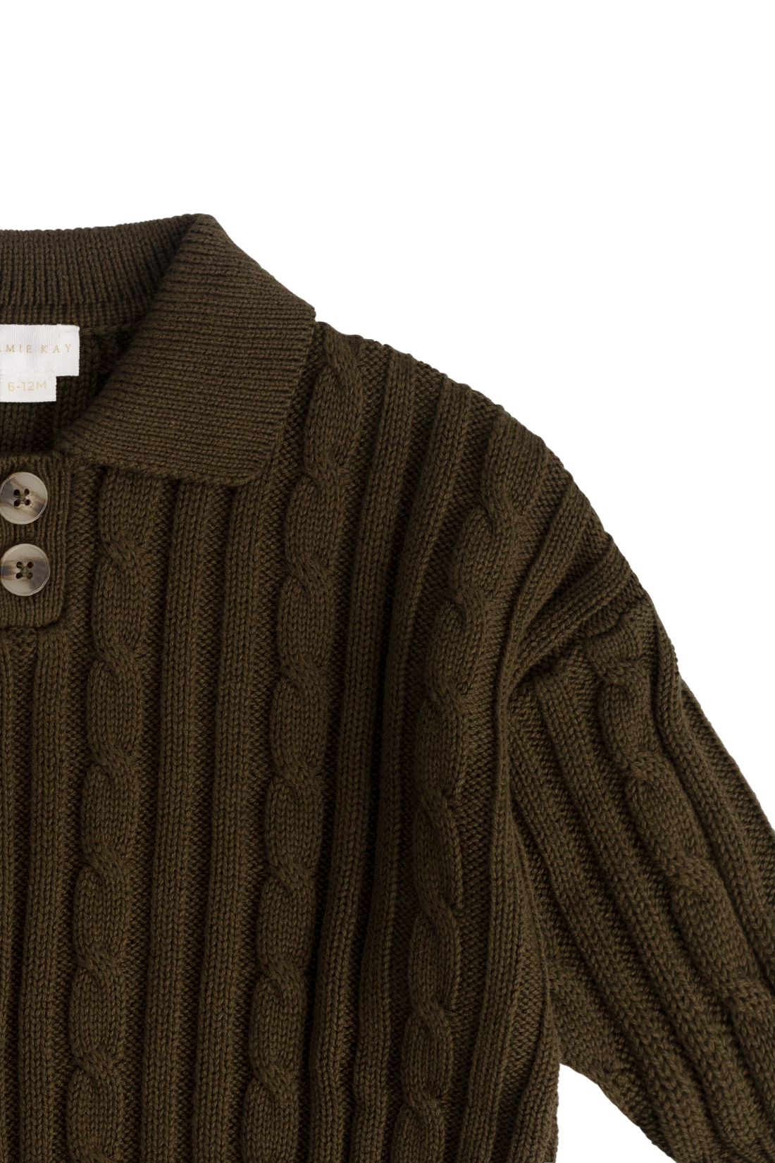 Wade Knit Jumper - Forest Childrens Jumper from Jamie Kay NZ