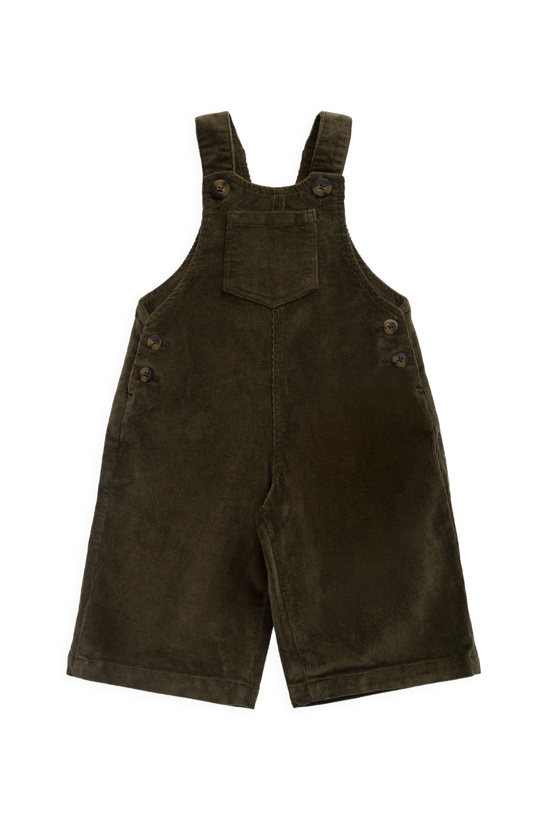 Walton Overall - Deep Olive Childrens Overall from Jamie Kay NZ