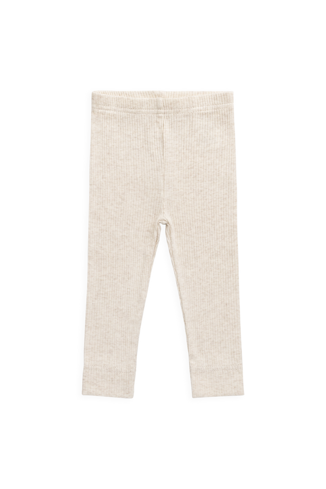 Organic Cotton Modal Everyday Legging - Oatmeal Marle Childrens Legging from Jamie Kay NZ