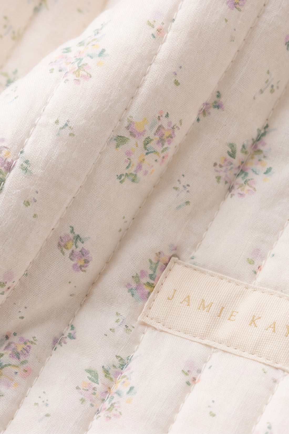 Adelaide Quilted Pouch - Justine Orchid Childrens Bag from Jamie Kay NZ