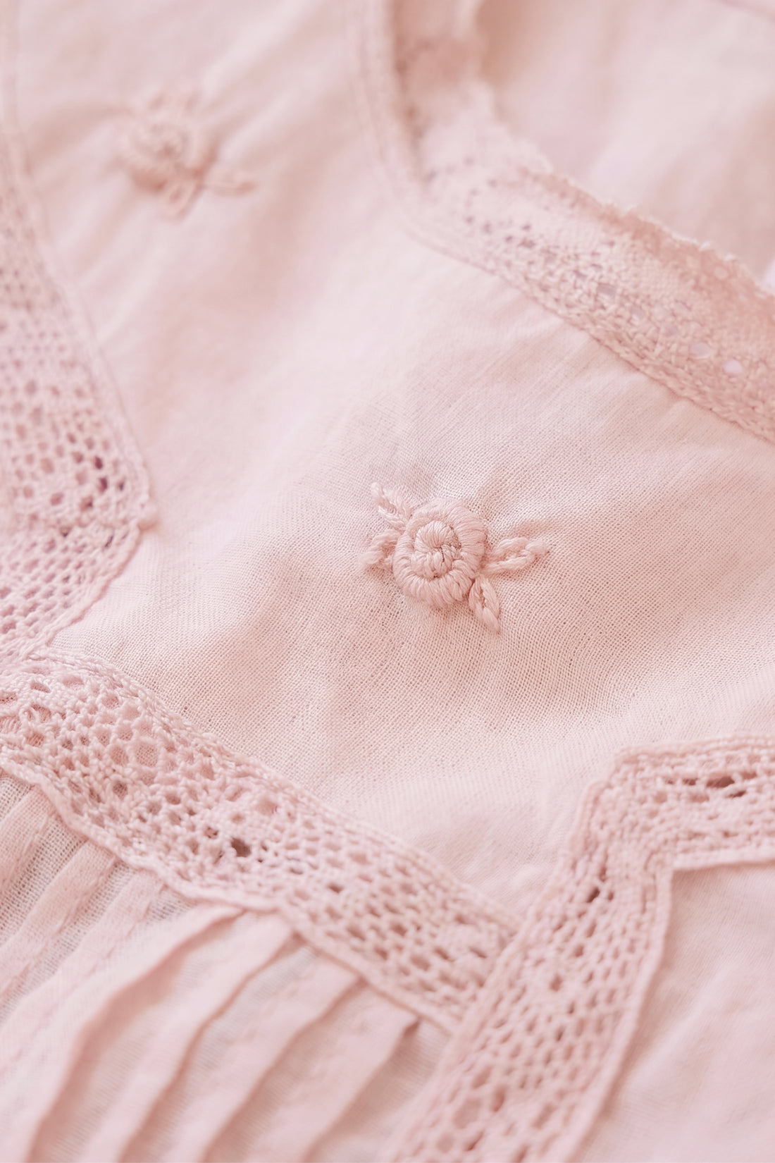 Organic Cotton Misty Playsuit - Shell Pink Childrens Playsuit from Jamie Kay NZ