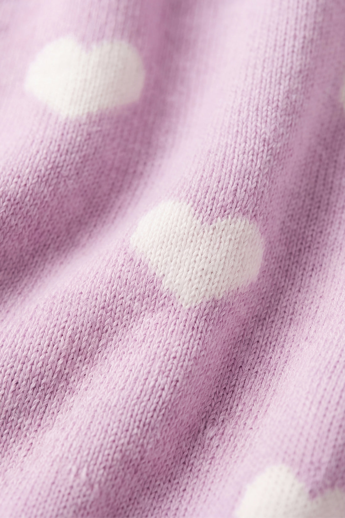 Kayla Hat - Kayla Heart Jacquard Orchid Dream Childrens Hat from Jamie Kay NZ
