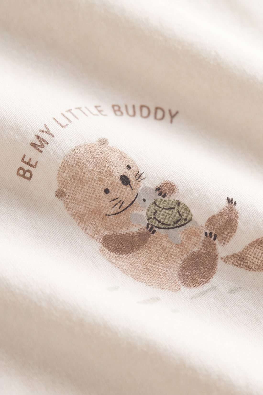 Pima Cotton Edward Tee - Otter Buddy Cloud Childrens Top from Jamie Kay NZ