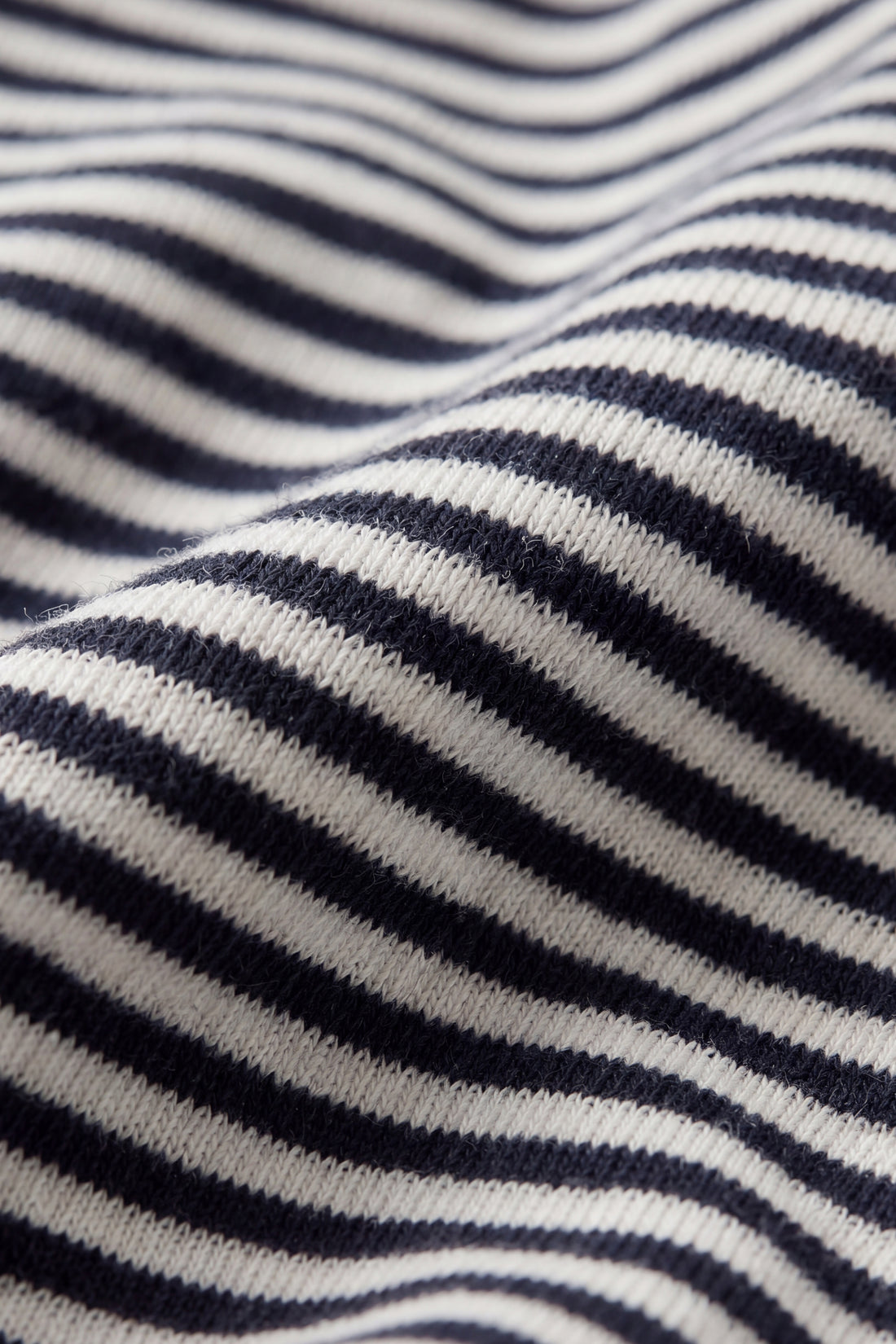 Pima Cotton Edward Tee - Petite Stripe Cloud/Maritime Childrens Top from Jamie Kay NZ