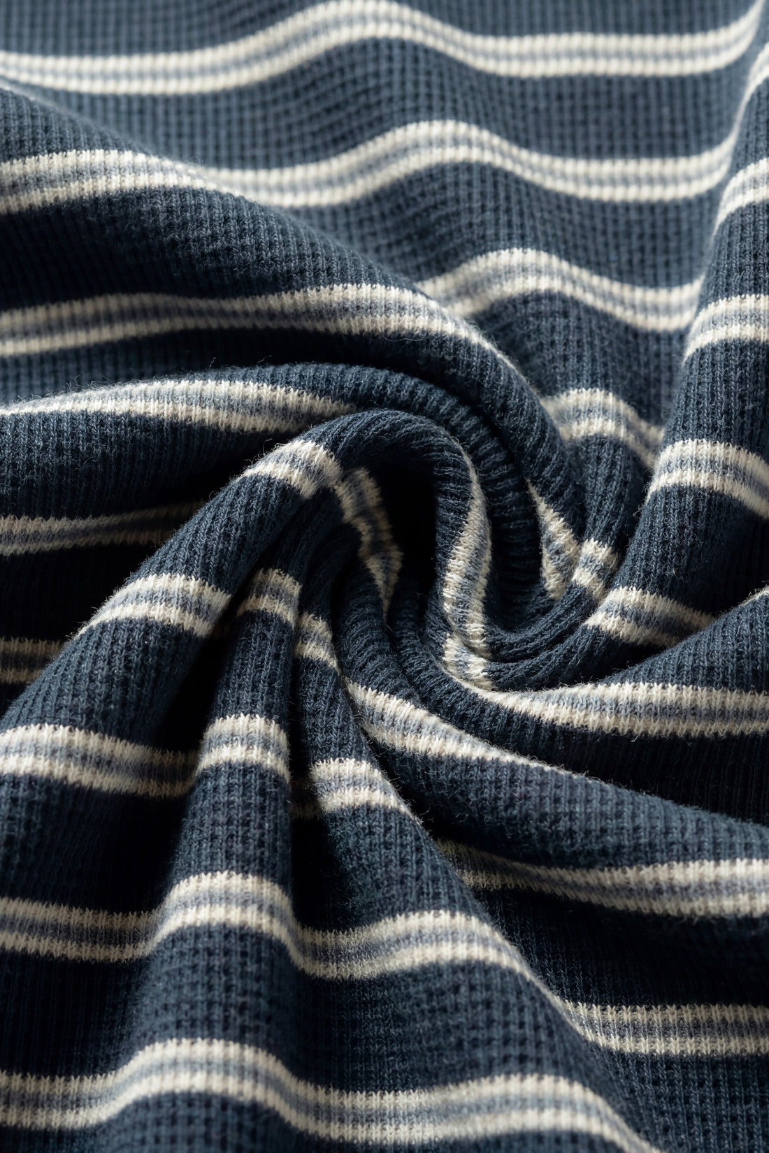 Organic Cotton Waffle Leith Tee - Dreamer Stripe Captain Childrens Top from Jamie Kay NZ